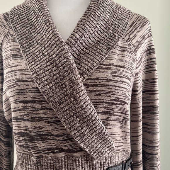 Tad b Brown & Tan Sweater Dress Size M - Picture 3 of 10